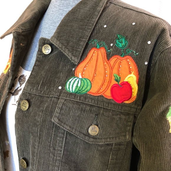 FALL CORNUCOPIA JACKET by Quacker Factory Sz. MED - Picture 3 of 6